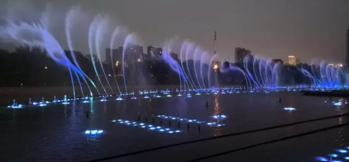 泰安泮河公园音乐喷泉时间最新2022