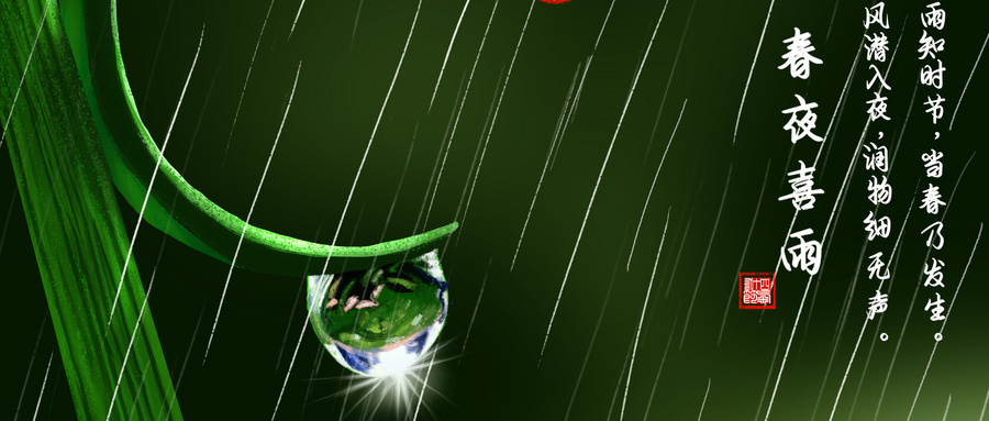 春夜喜雨的意思
